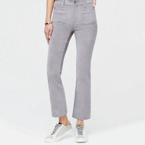 Grey Velvet J. Crew Billie Demi Boot Crop High Waist Jeans Size 28 Tall (28T)
